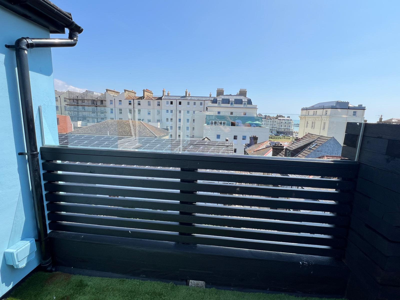 Toughened glass balustrade (St Leonards on sea)